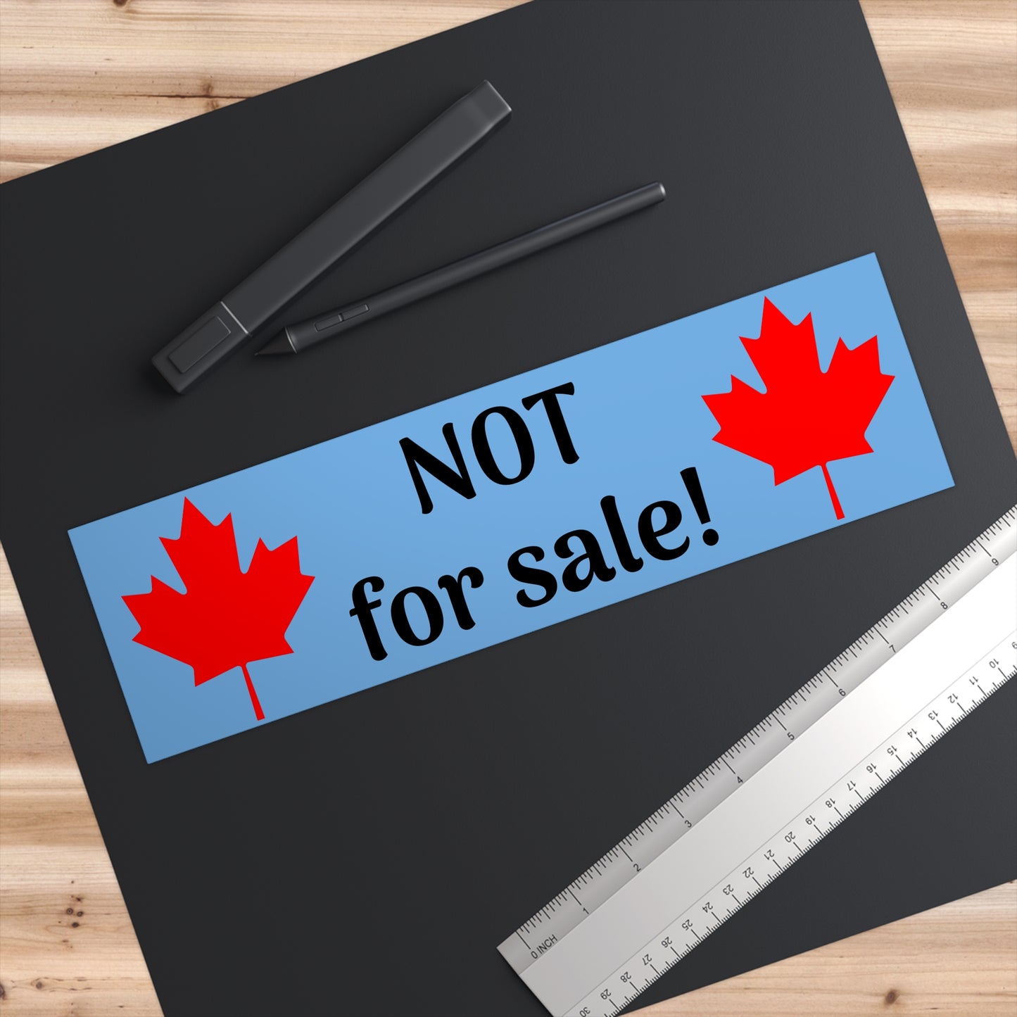 Canada: "NOT for sale!" -- Bumper Sticker original by TokyoBill