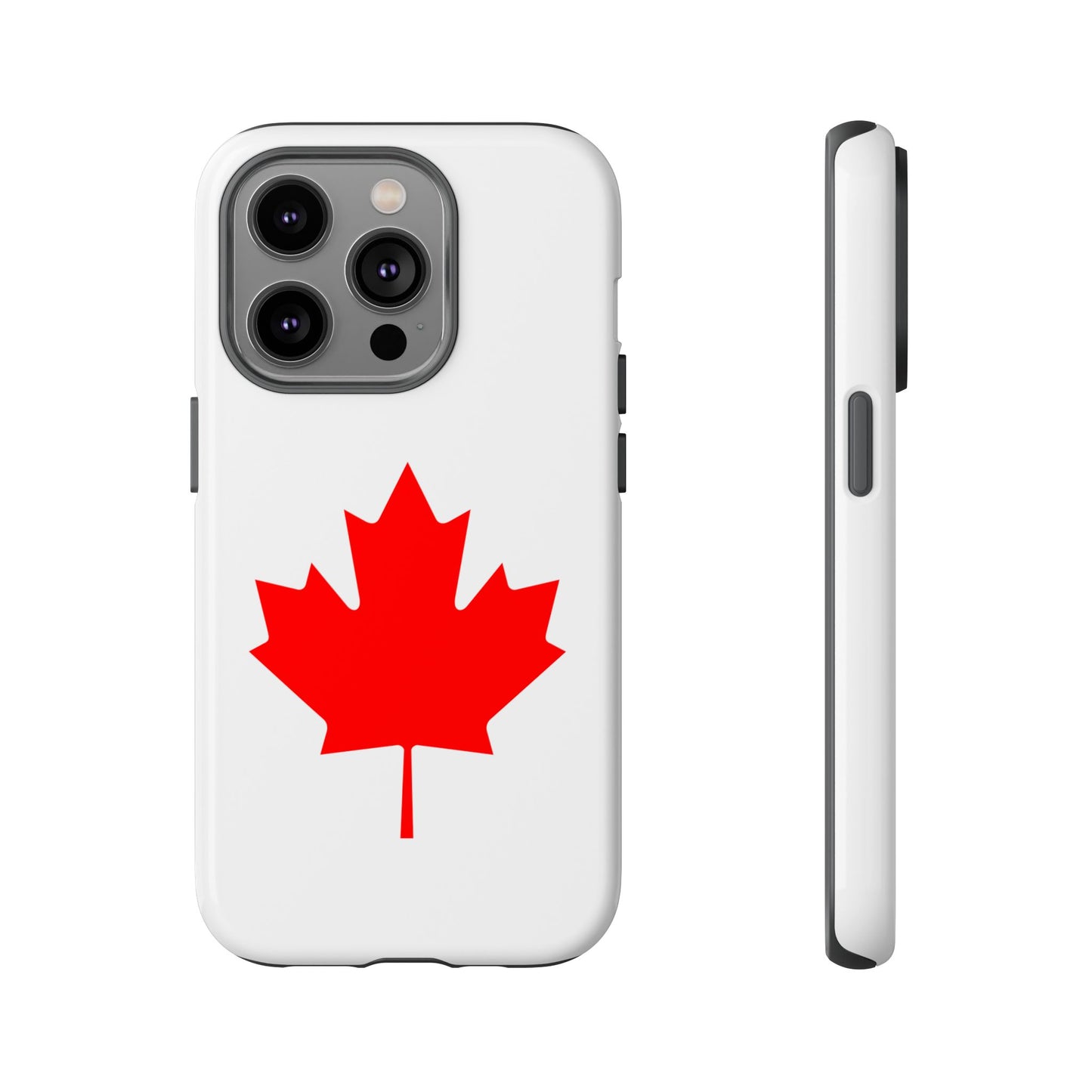 Canadian Maple Leaf iPhone Case (Tough Case model series 14) by TokyoBill