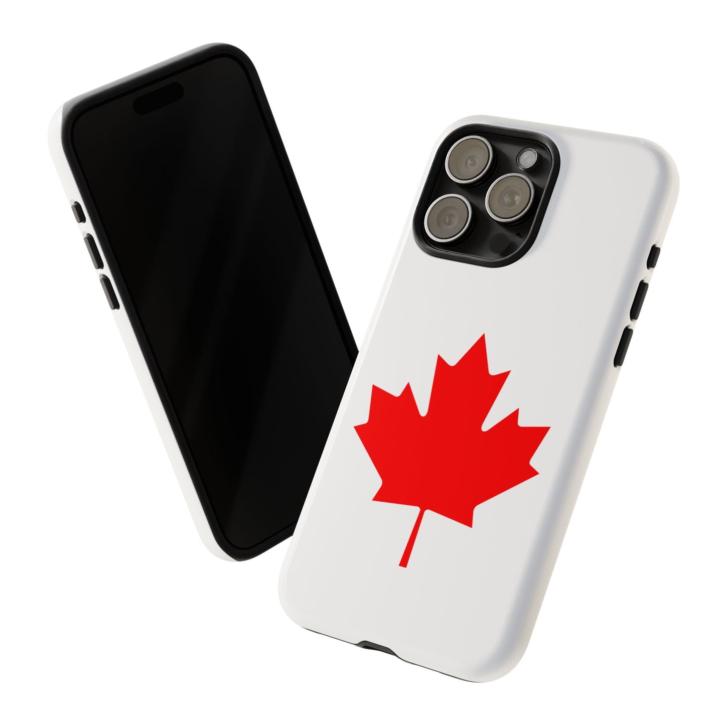 Canadian Maple Leaf iPhone Case (Tough Case model series 15) by TokyoBill