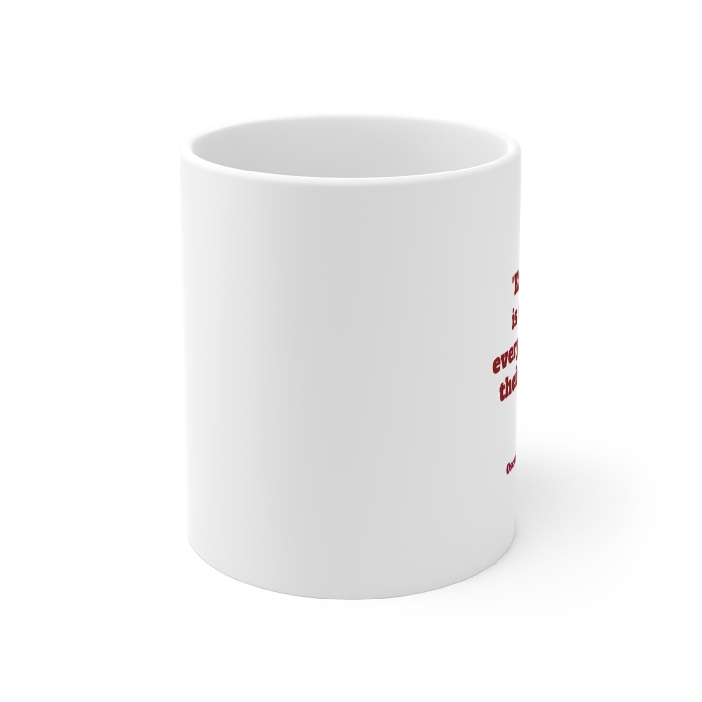 Inspirational quote Oscar Wilde Coffee Mug, by TokyoBill