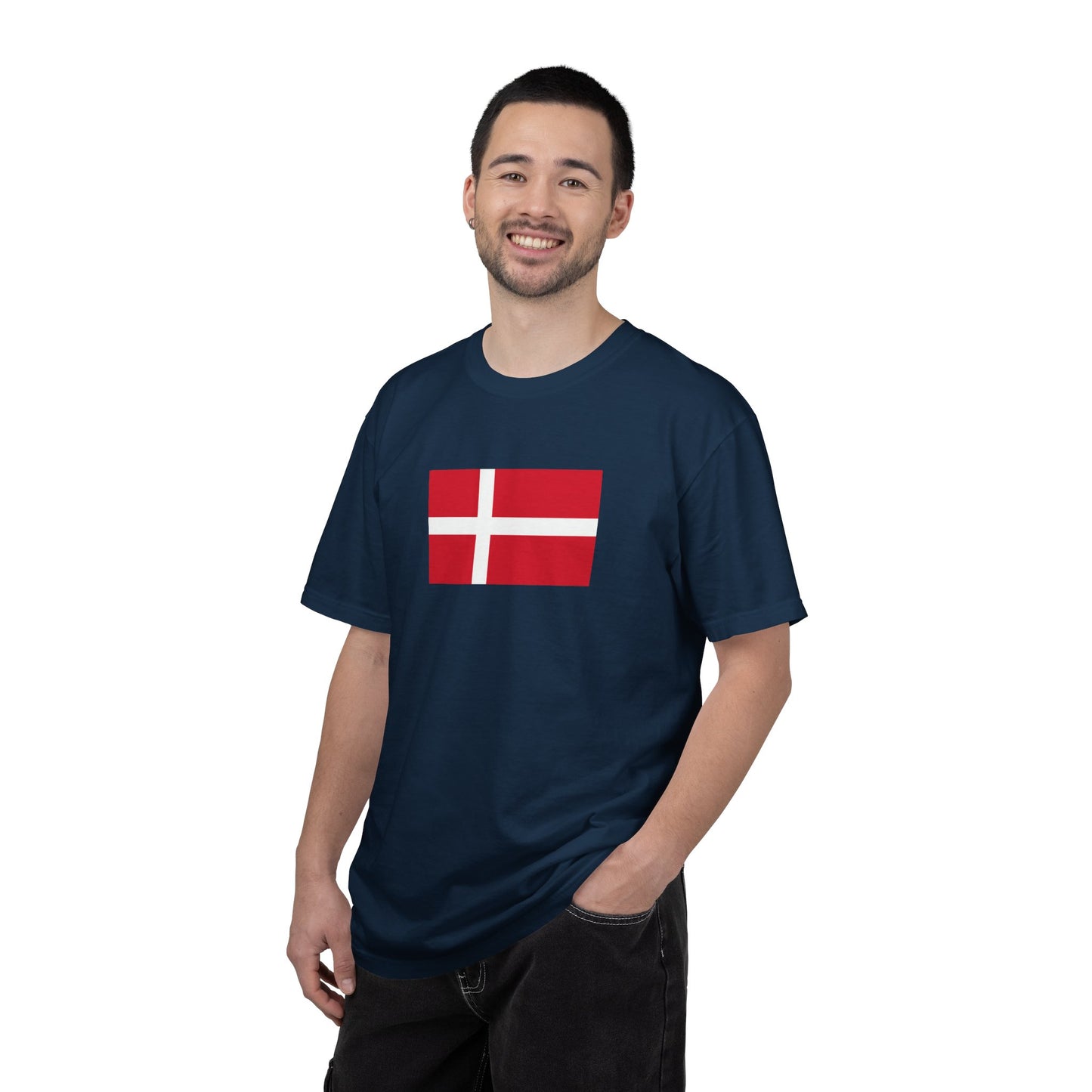 Denmark's Flag, Unisex Garment-Dyed T-shirt, Freedom Tee by TokyoBill