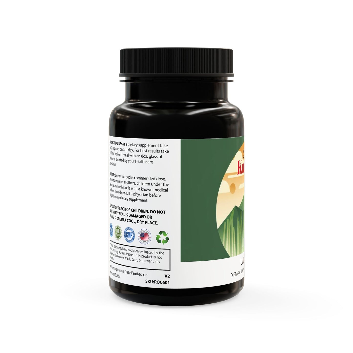 KUMOJI Lifecare - L-Arginine Supplement (60 Capsules)