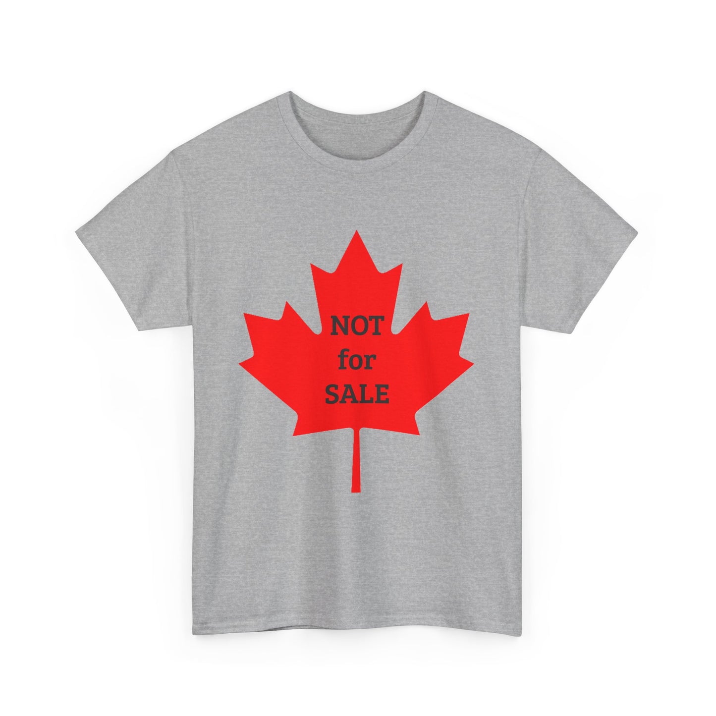 Canada: "NOT for SALE" -- Heavy Cotton Tee by TokyoBill