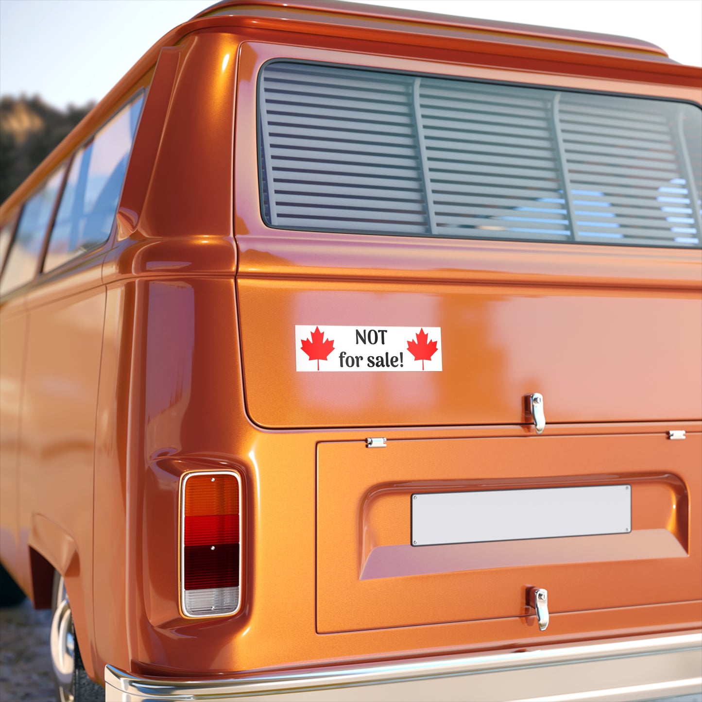 Canada: "NOT for sale!" -- Bumper Sticker original by TokyoBill