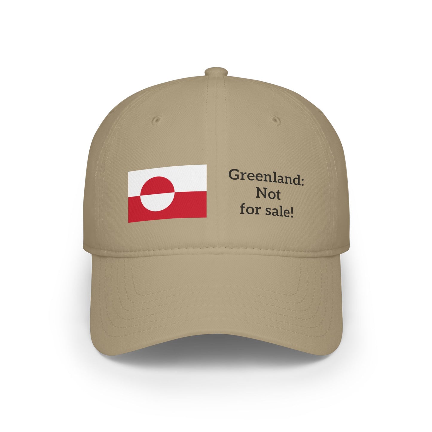 Greenland: Not for sale! -- Original Low Baseball Cap, by TokyoBill
