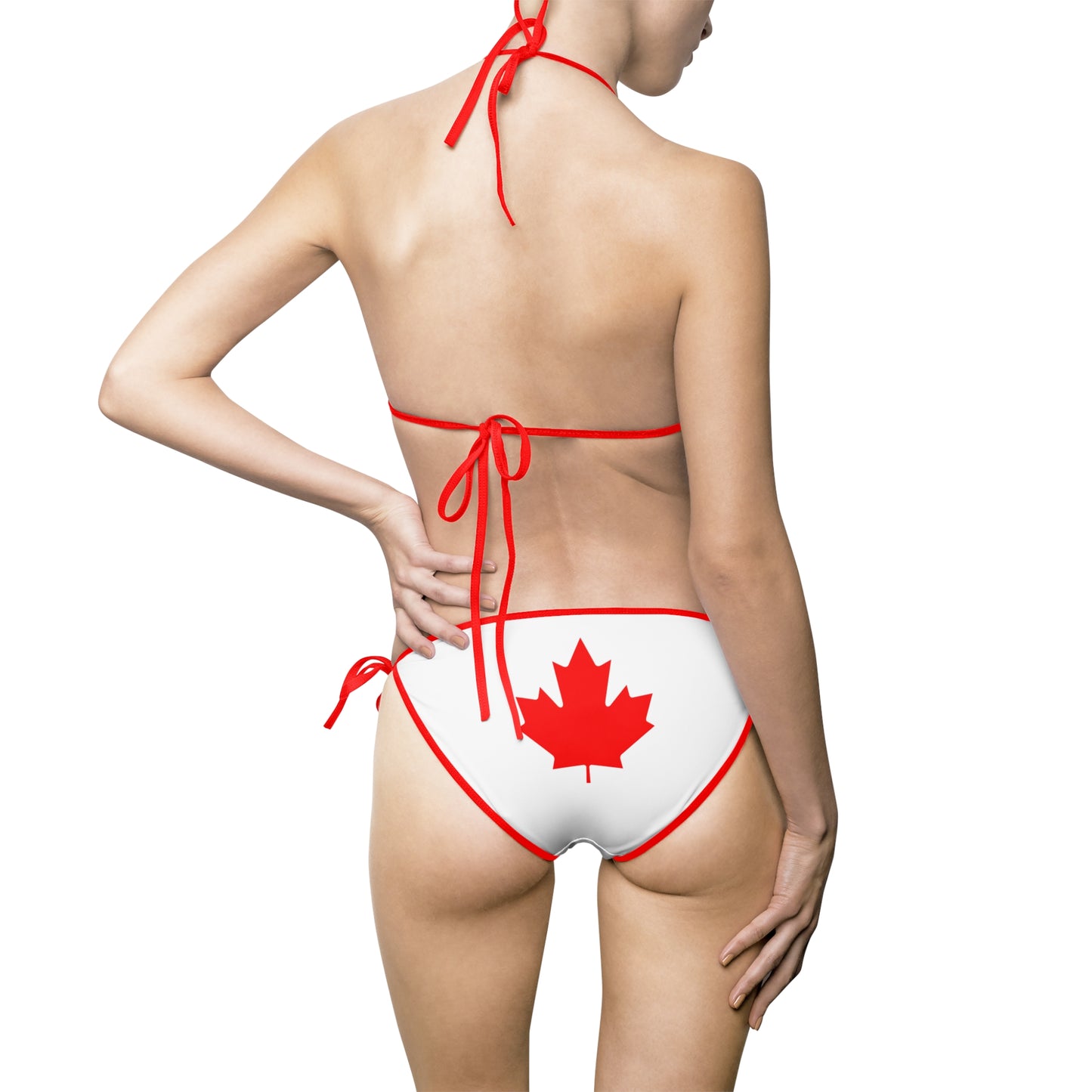 Canada Flag Maple Leaf Bikini, Summer Swimwear, by TokyoBill