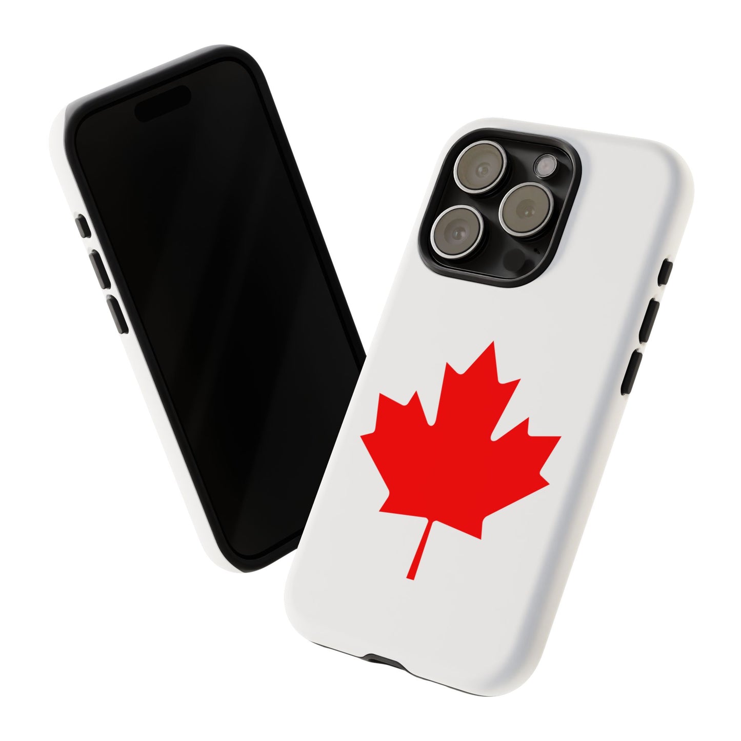 Canadian Maple Leaf iPhone Case (Tough Case model series 15) by TokyoBill