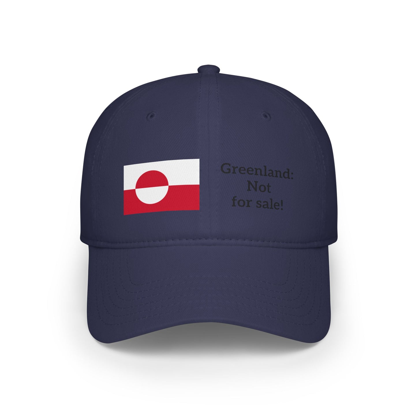 Greenland: Not for sale! -- Original Low Baseball Cap, by TokyoBill