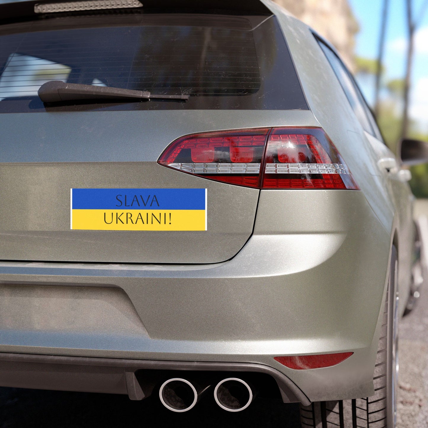 "Slava Ukraini!" -- original Car Magnet by TokyoBill