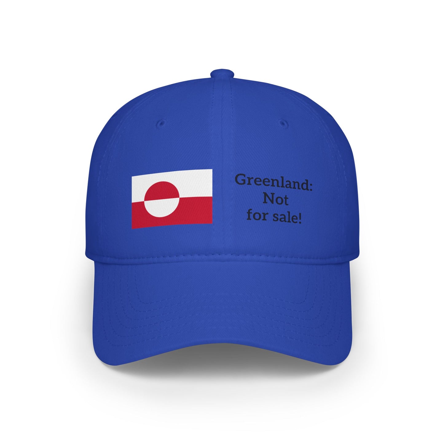 Greenland: Not for sale! -- Original Low Baseball Cap, by TokyoBill