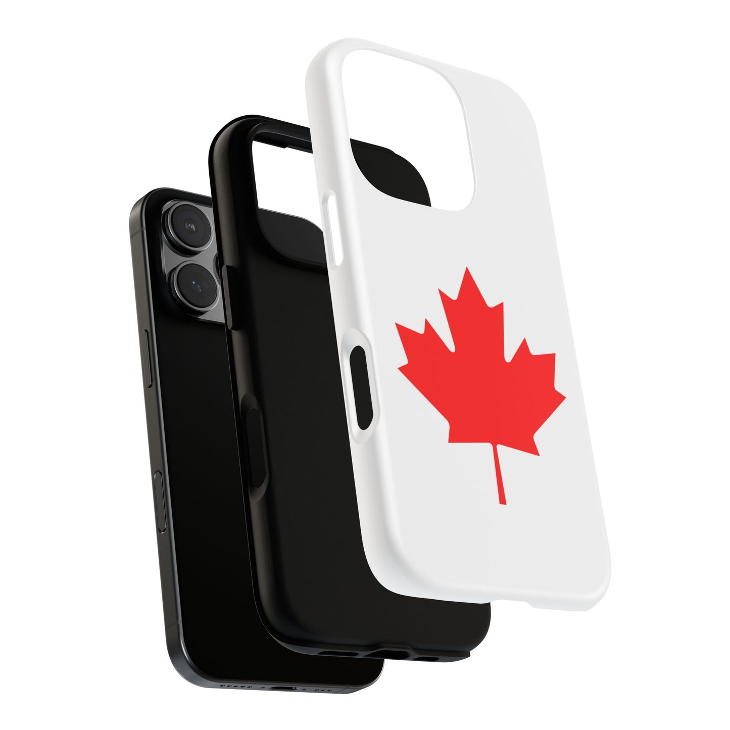 Canadian Maple Leaf iPhone Case (Tough Case model series 16) by TokyoBill