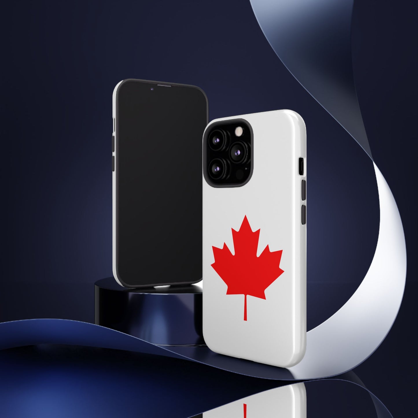 Canadian Maple Leaf iPhone Case (Tough Case model series 13) by TokyoBill