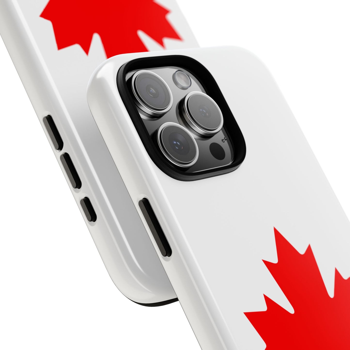 Canadian Maple Leaf iPhone Case (Tough Case model series 16) by TokyoBill
