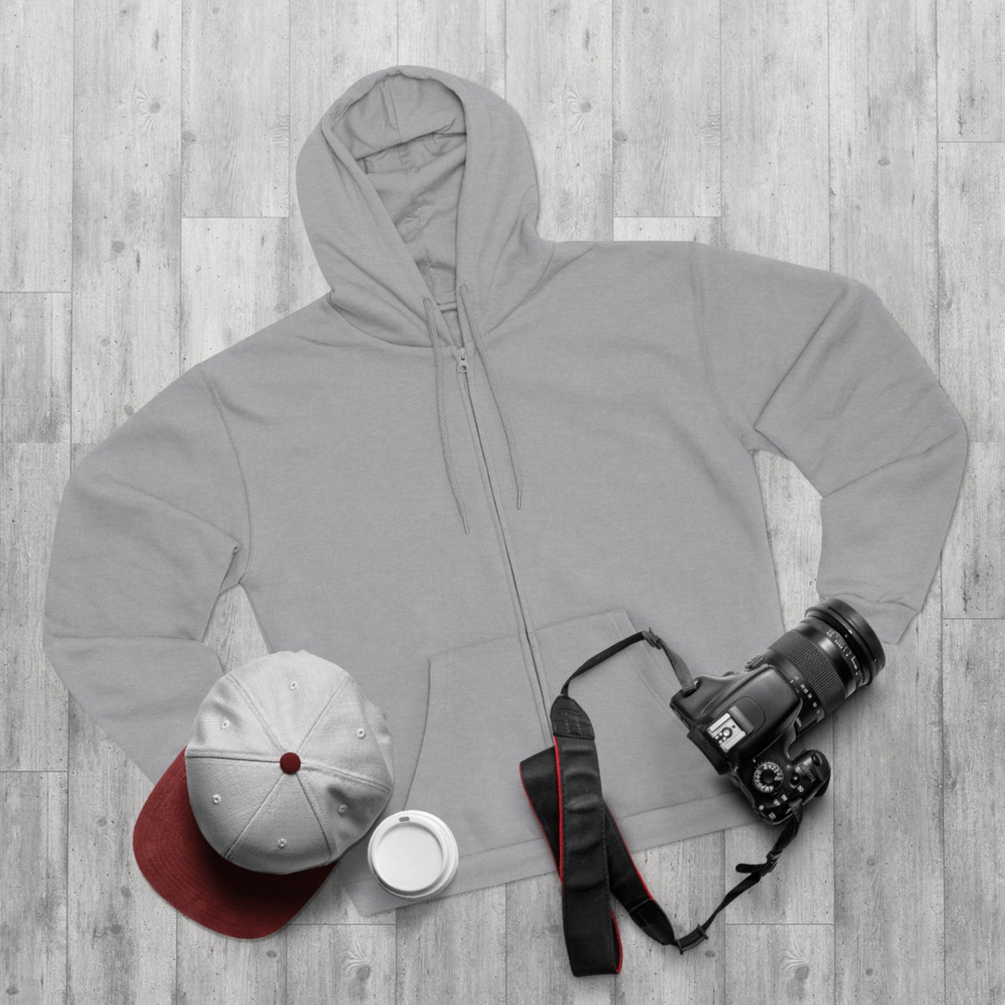 Unisex Zip-Up Hoodie with Ninja on back, by TokyoBill