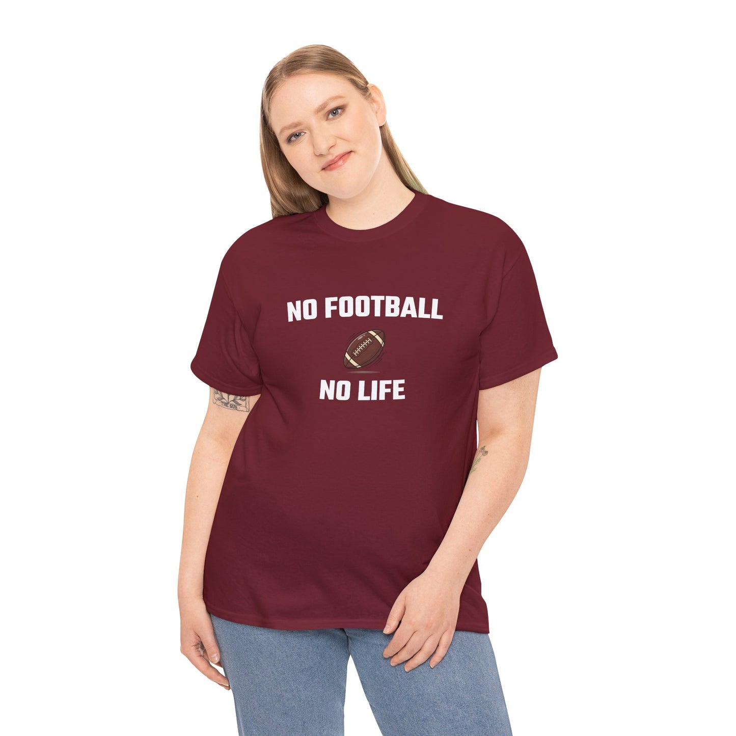 No Football No Life tee | Funny sports T-shirt