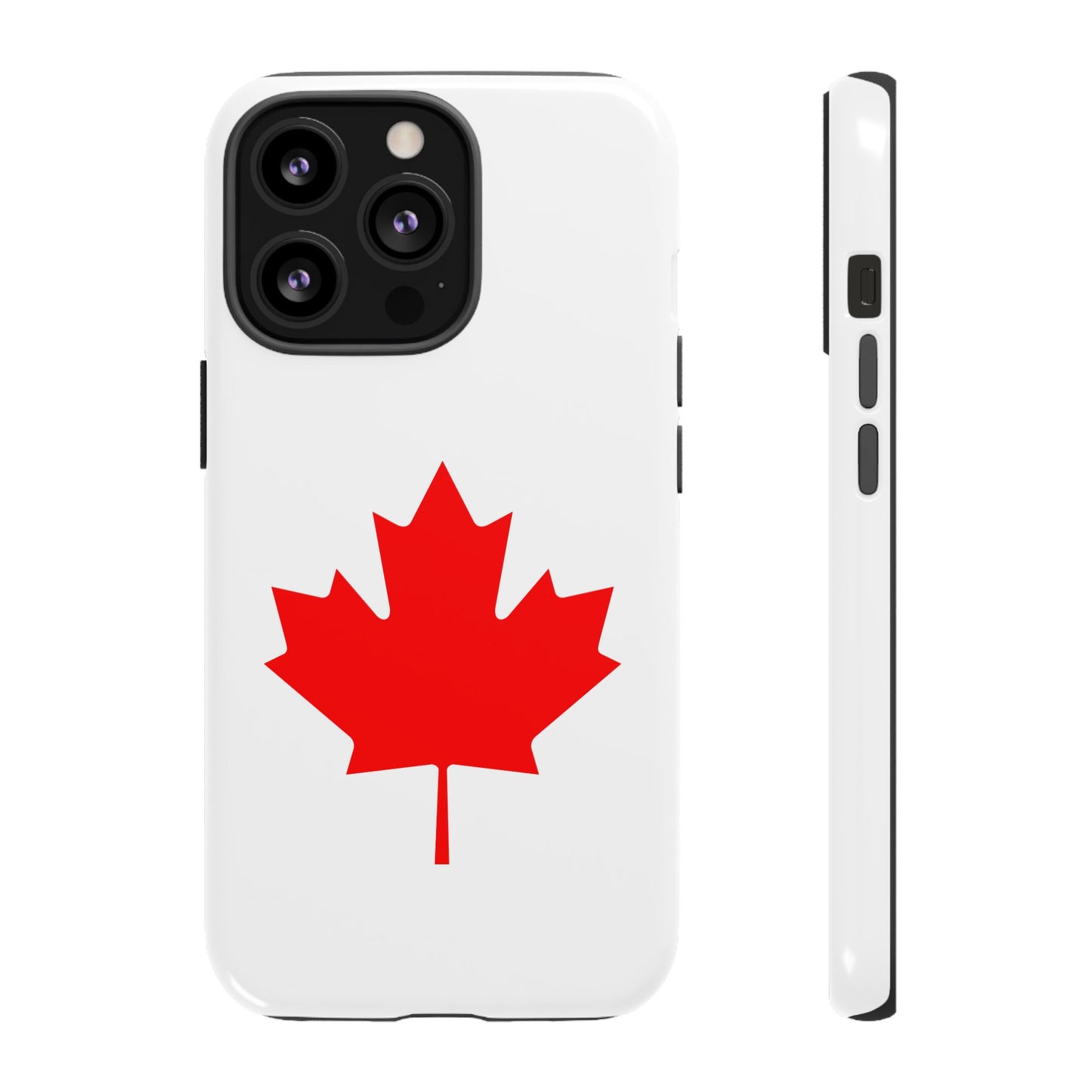 Canadian Maple Leaf iPhone Case (Tough Case model series 13) by TokyoBill