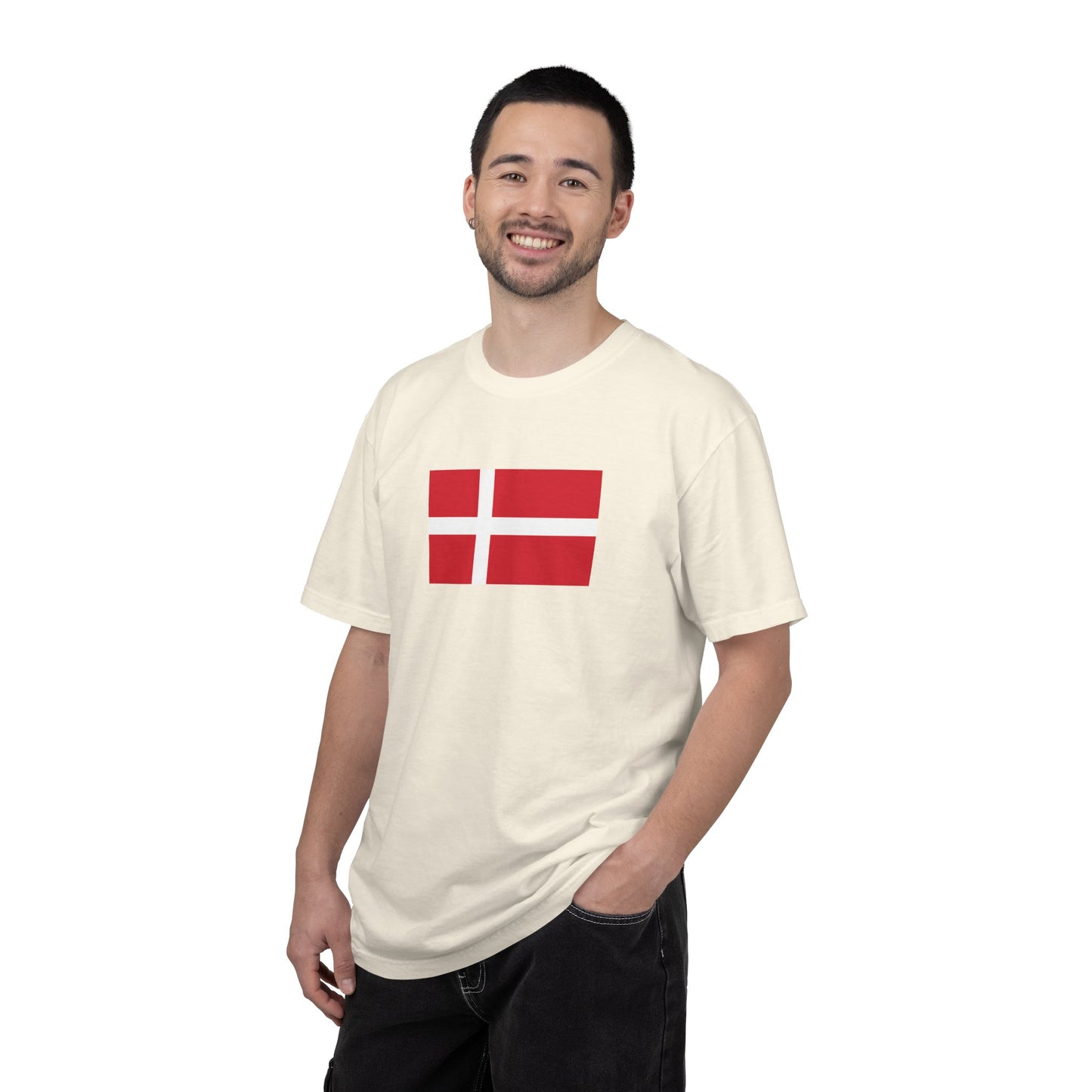 Denmark's Flag, Unisex Garment-Dyed T-shirt, Freedom Tee by TokyoBill