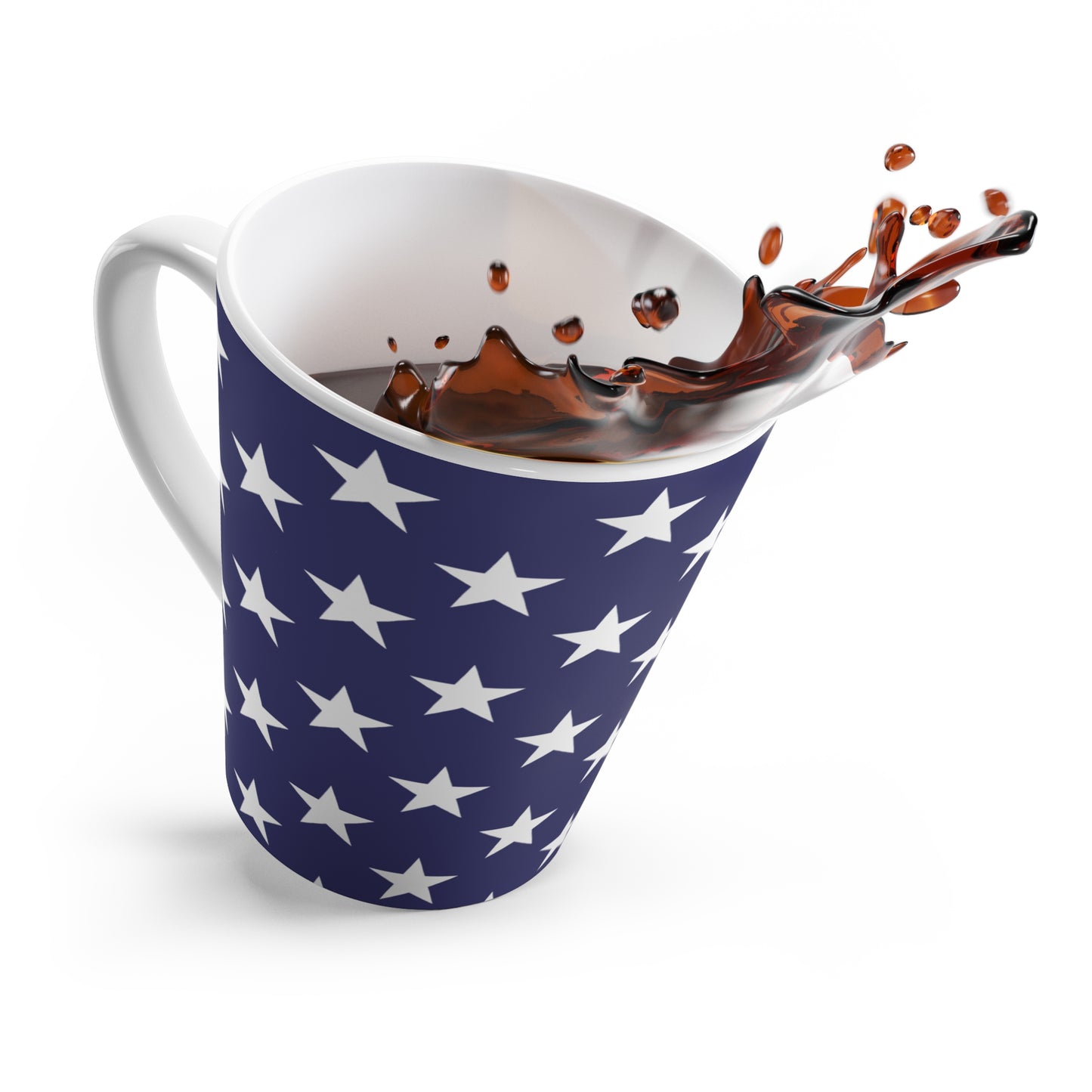 Star Spangled Latte Mug - Ideal for Coffee/Tea Lovers, by TokyoBill
