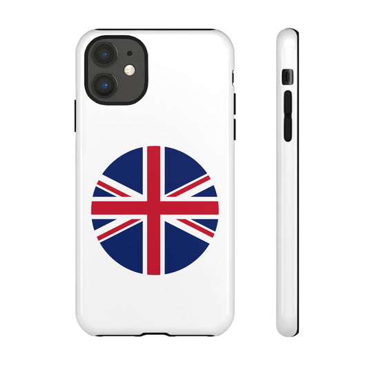Circular UK Flag iPhone Case (Tough Case model series 11) by TokyoBill