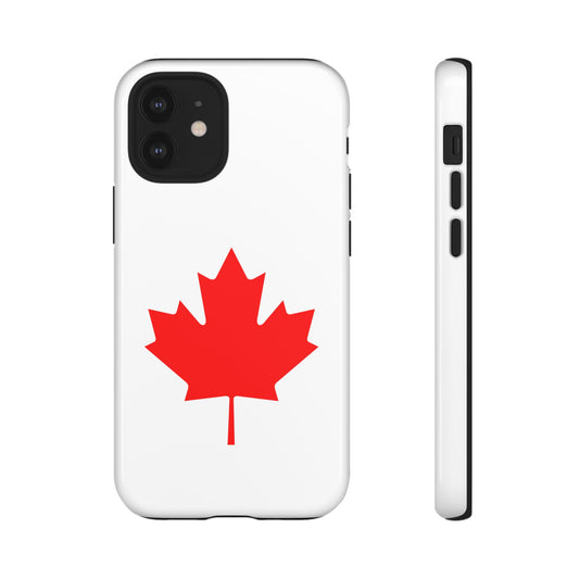 Canadian Maple Leaf iPhone Case (Tough Case model series 12) by TokyoBill