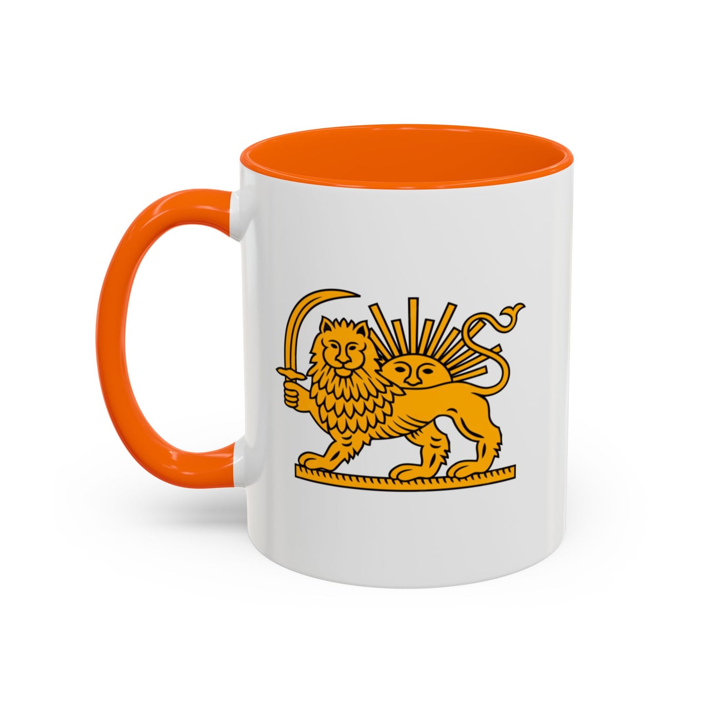 Persian Lion and Sun Mug | Accent Coffee Mug by TokyoBill