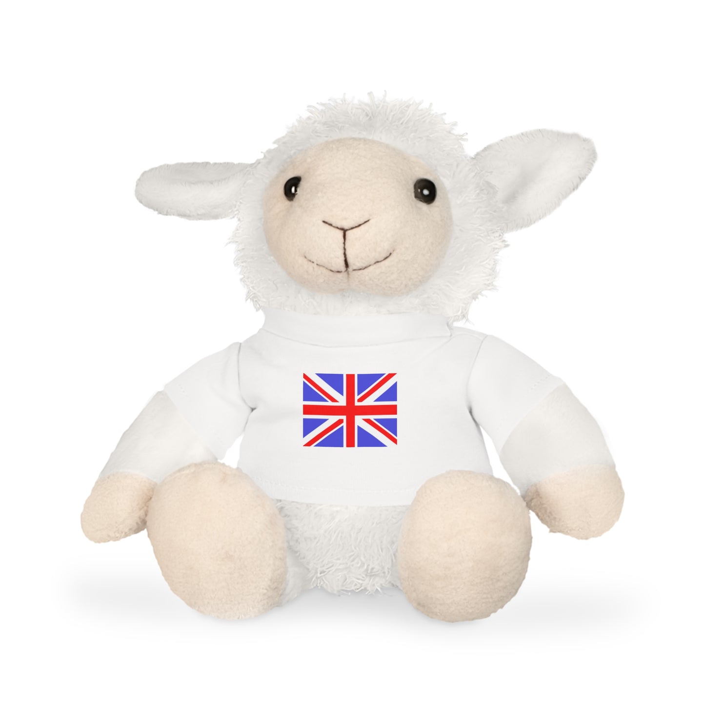 Plush Toy Animal w/UK Flag Tee, by TokyoBill