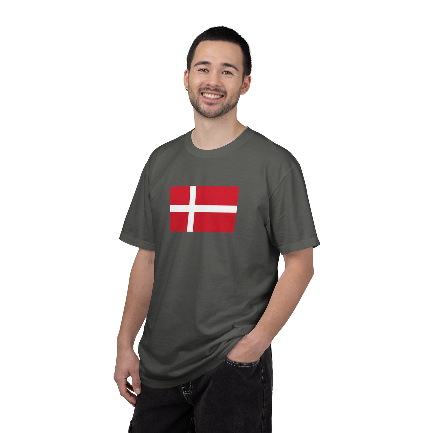 Denmark's Flag, Unisex Garment-Dyed T-shirt, Freedom Tee by TokyoBill