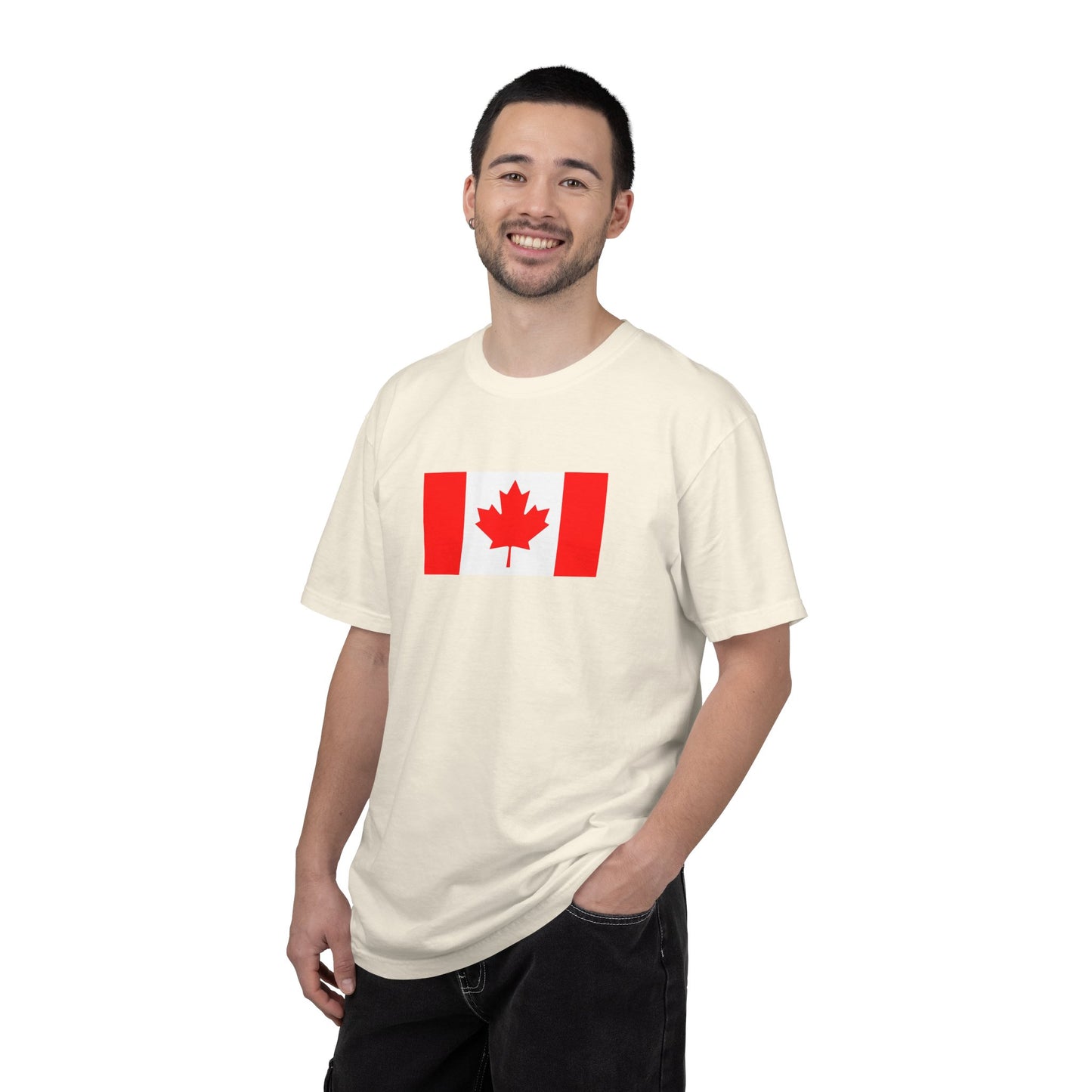 Canada Flag, Unisex Garment-Dyed T-shirt, Freedom Tee by TokyoBill