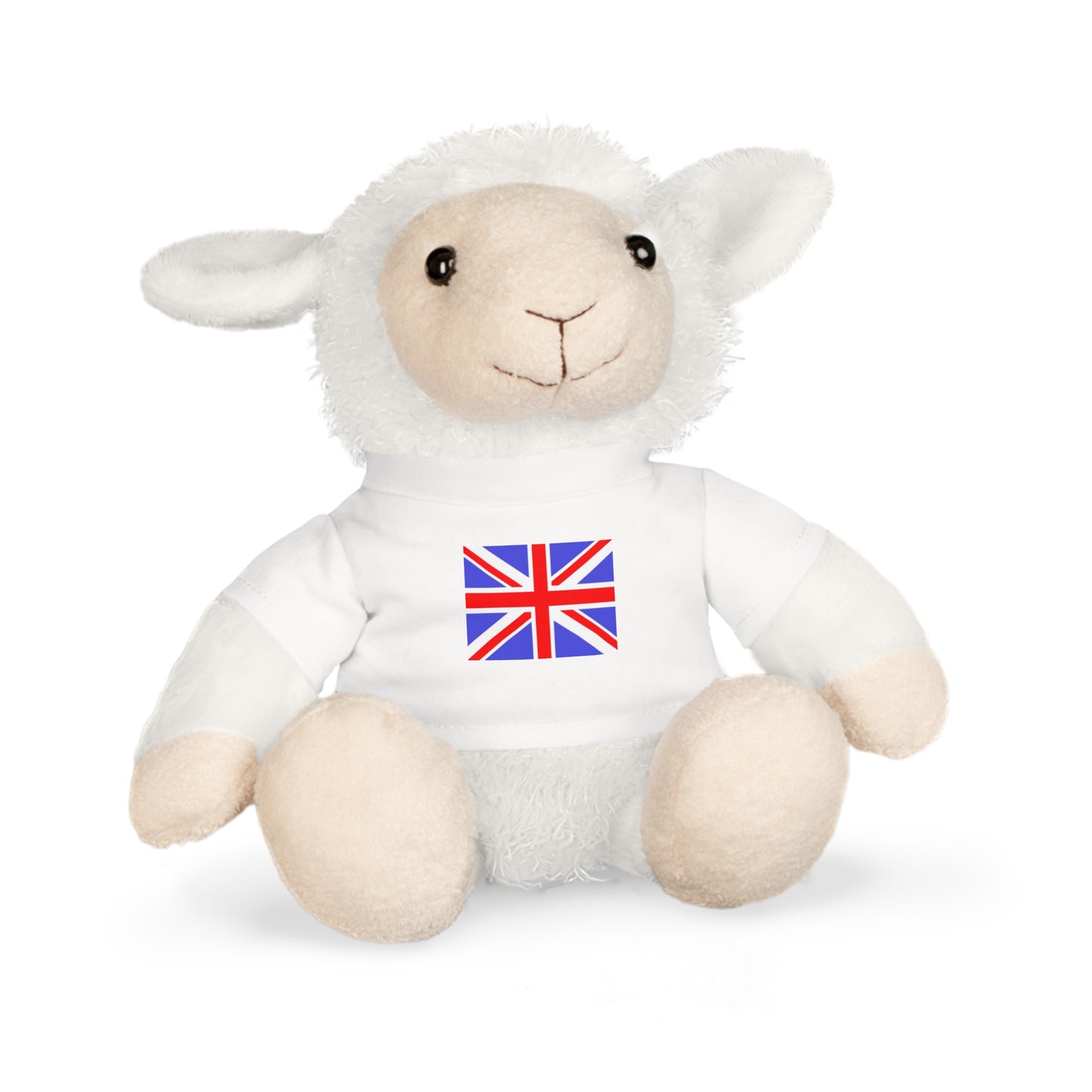 Plush Toy Animal w/UK Flag Tee, by TokyoBill