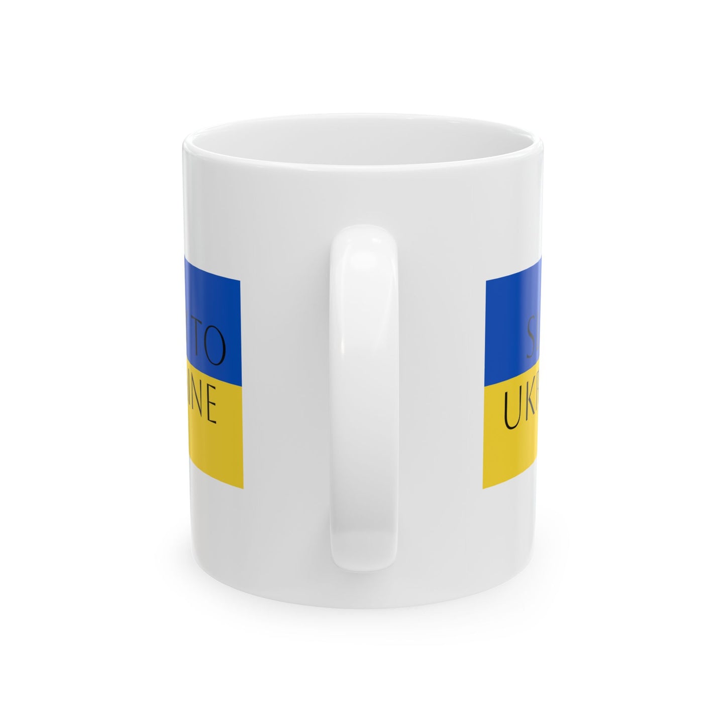 Glory to Ukraine/Slava Ukraini! 11oz Ceramic Mug, support for freedom by TokyoBill