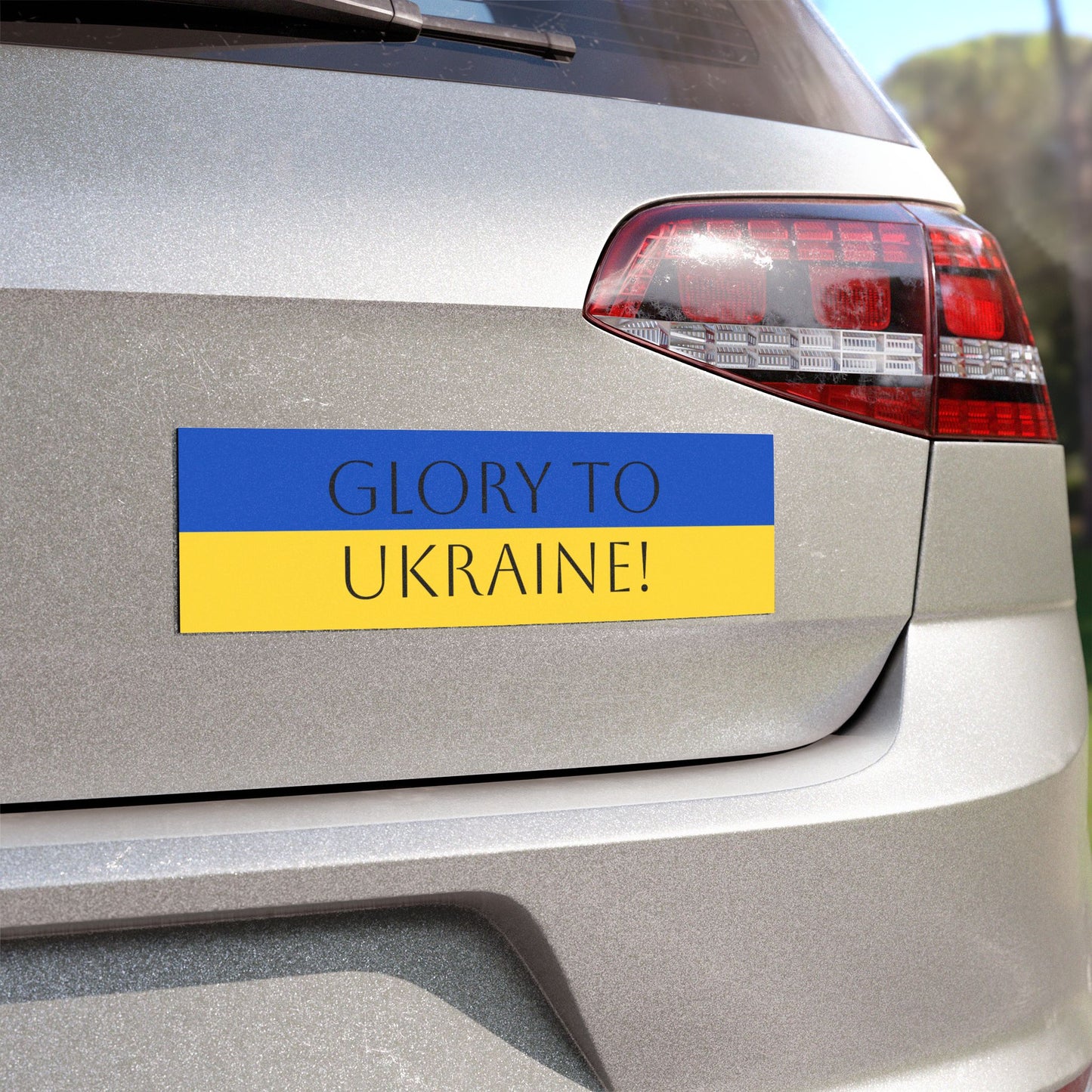 Glory to Ukraine! - Original Car Magnet by TokyoBill
