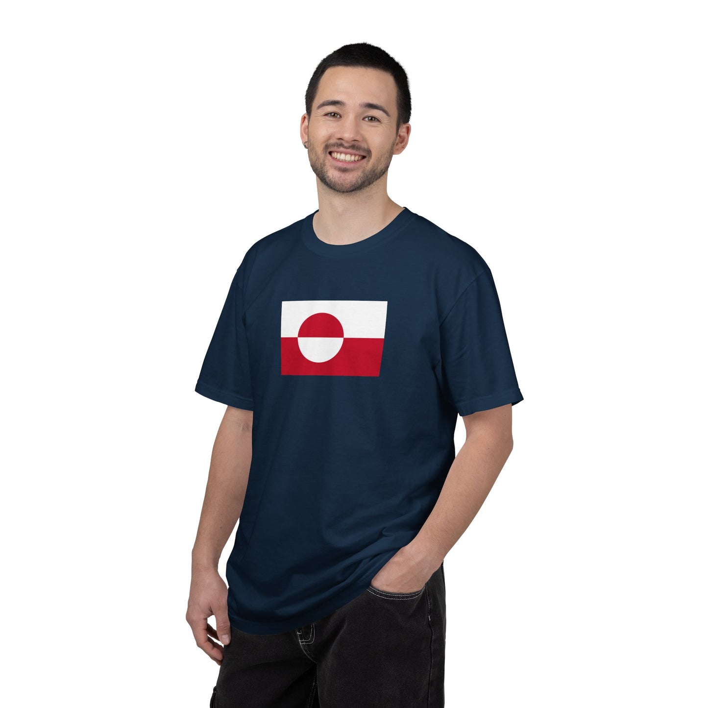 Greenland Flag, Unisex Garment-Dyed T-shirt, Freedom Tee by TokyoBill