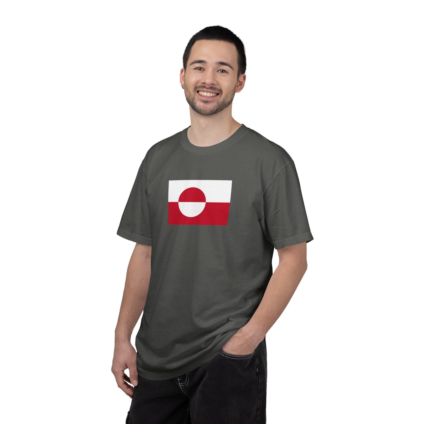 Greenland Flag, Unisex Garment-Dyed T-shirt, Freedom Tee by TokyoBill