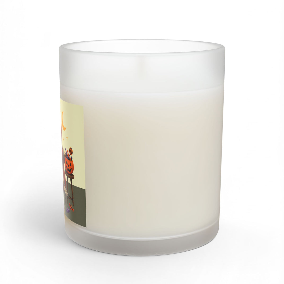 Sitting Skeleton, Halloween soy wax candle, long burn 55-70 hours, 11oz reusable glass jar,  by TokyoBill