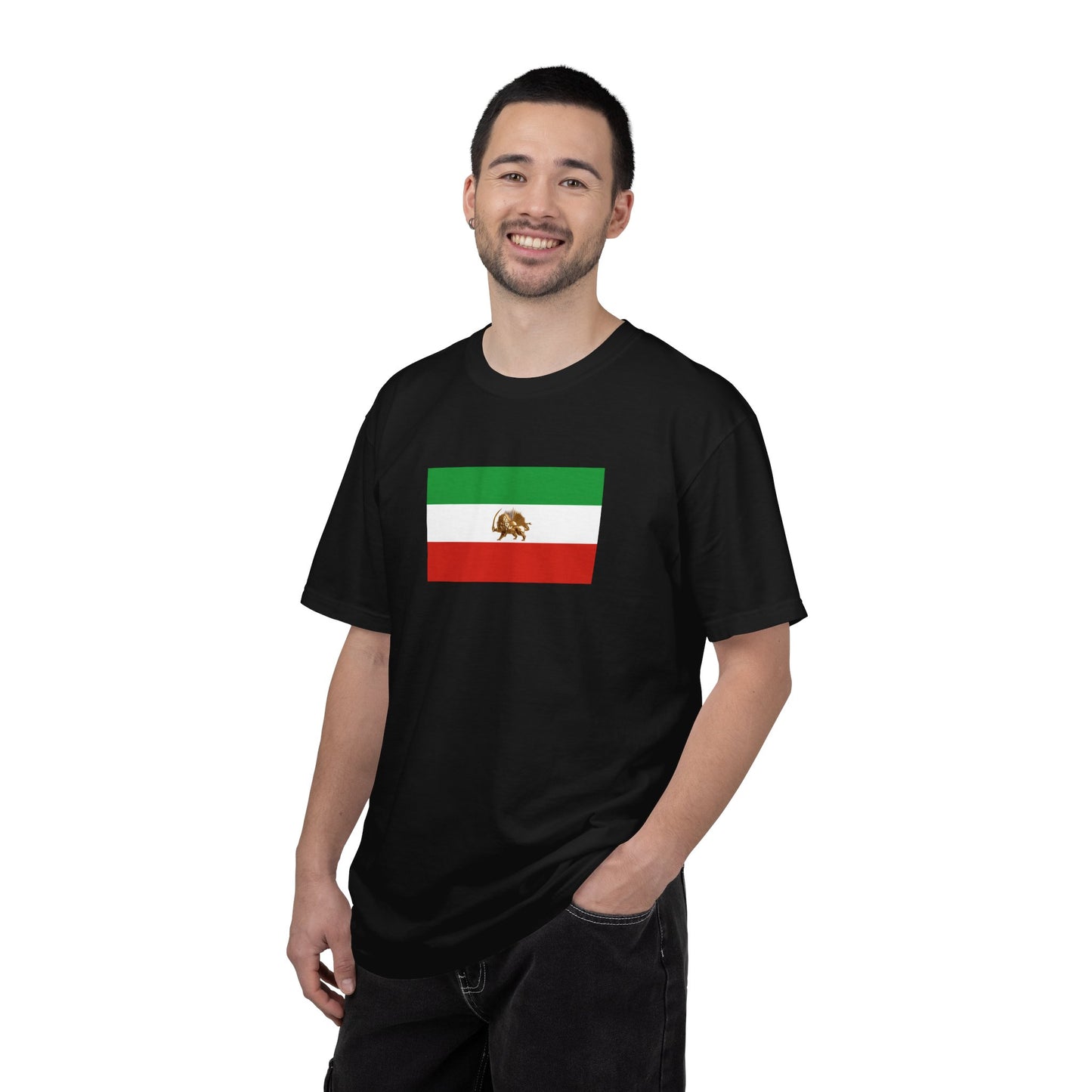 Lion & Sun Iranian Flag, Unisex Garment-Dyed T-shirt, Freedom Tee by TokyoBill