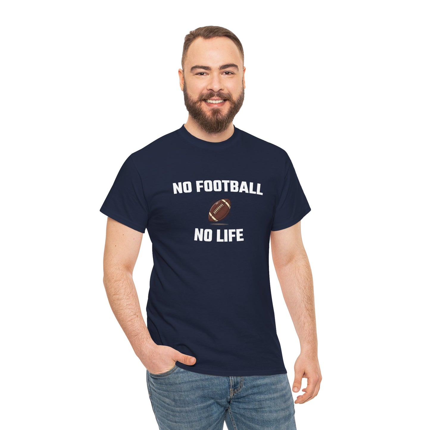 No Football No Life tee | Funny sports T-shirt