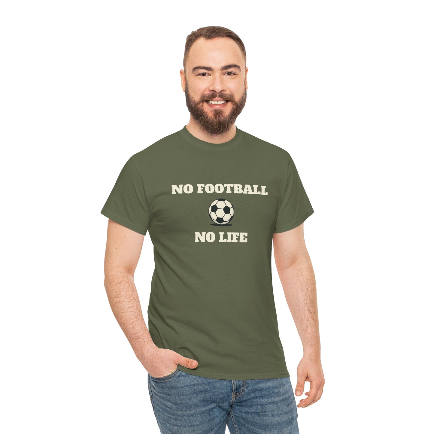 No Football No Life tee | Funny sports T-shirt