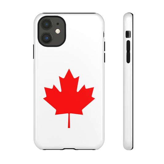 Canadian Maple Leaf iPhone Case (Tough Case model series 11) by TokyoBill