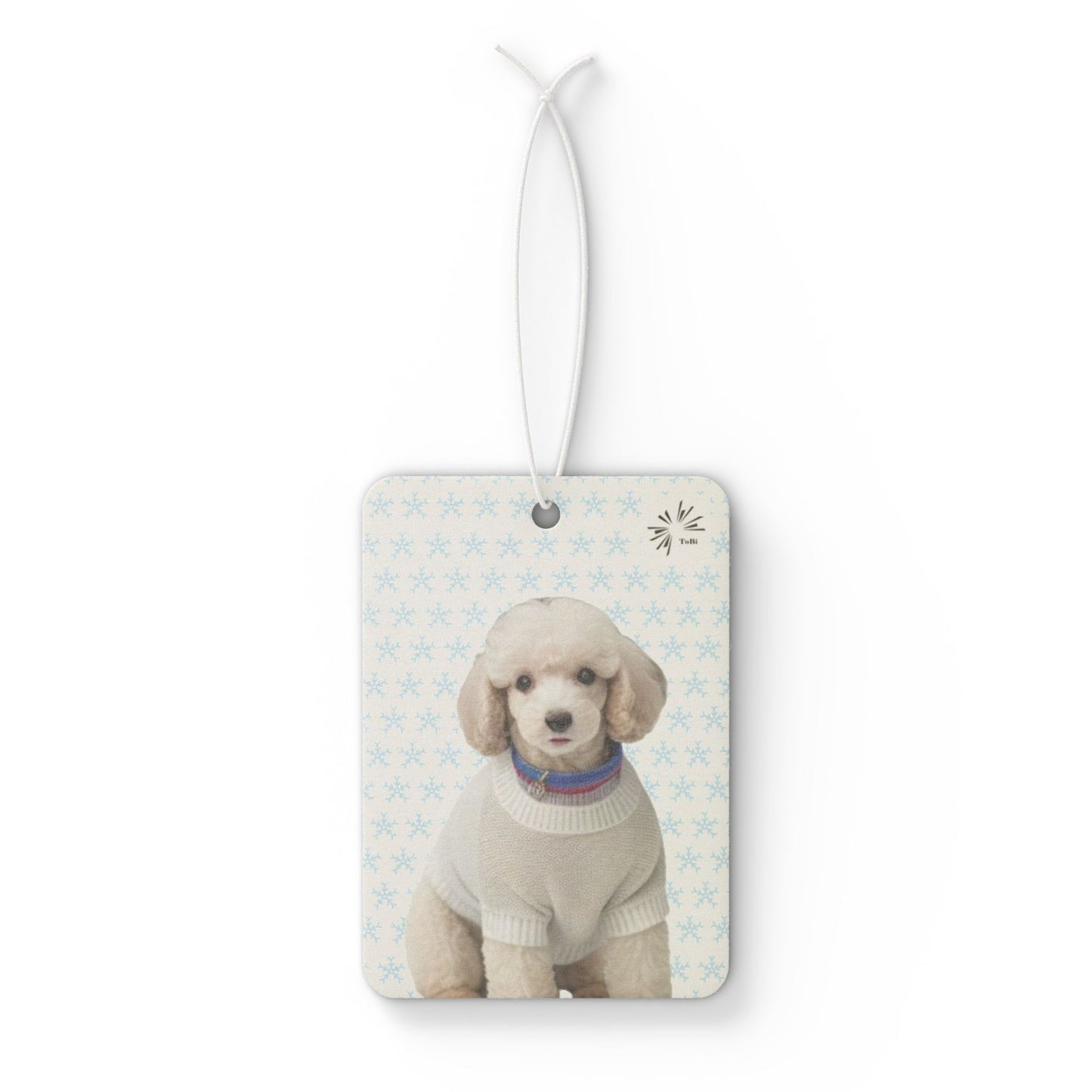 Sweater Dog Car Air Freshener, Cute Poodle Car Fragrance, by TokyoBill