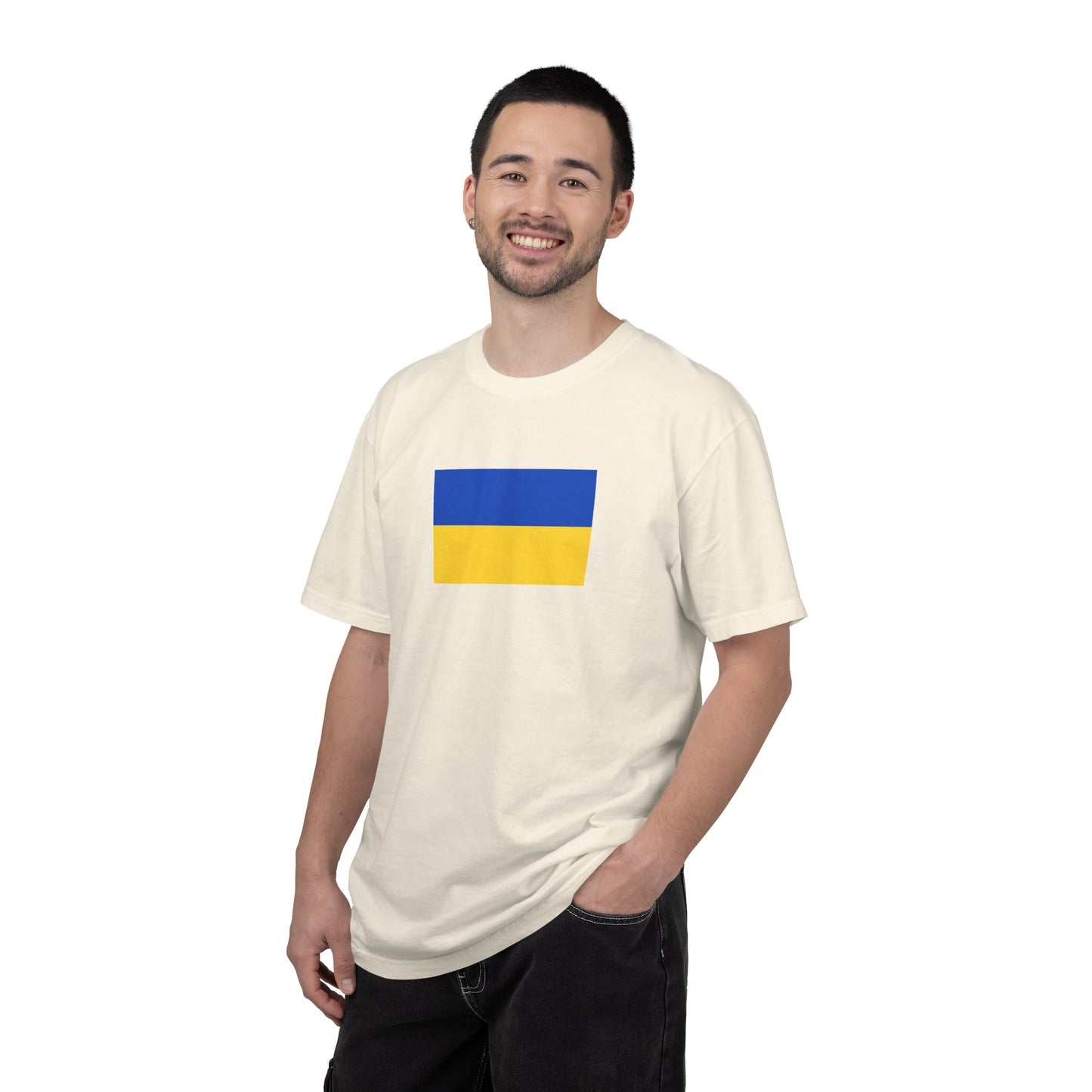 Ukraine Flag, Unisex Garment-Dyed T-shirt, Freedom Tee by TokyoBill