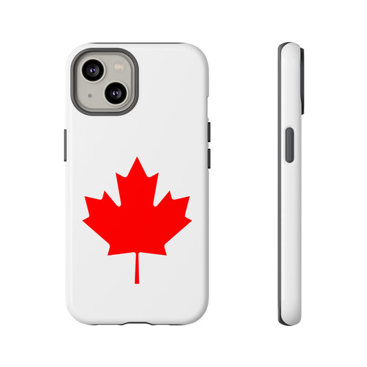 Canadian Maple Leaf iPhone Case (Tough Case model series 14) by TokyoBill