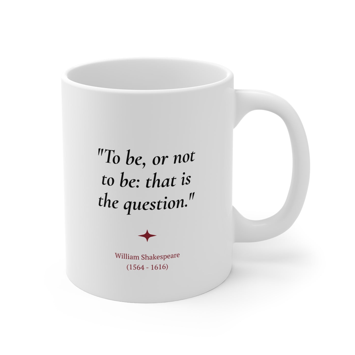 Shakespeare Quote Coffee Mug | Classic Literature Gift | 11oz Ceramic Mug