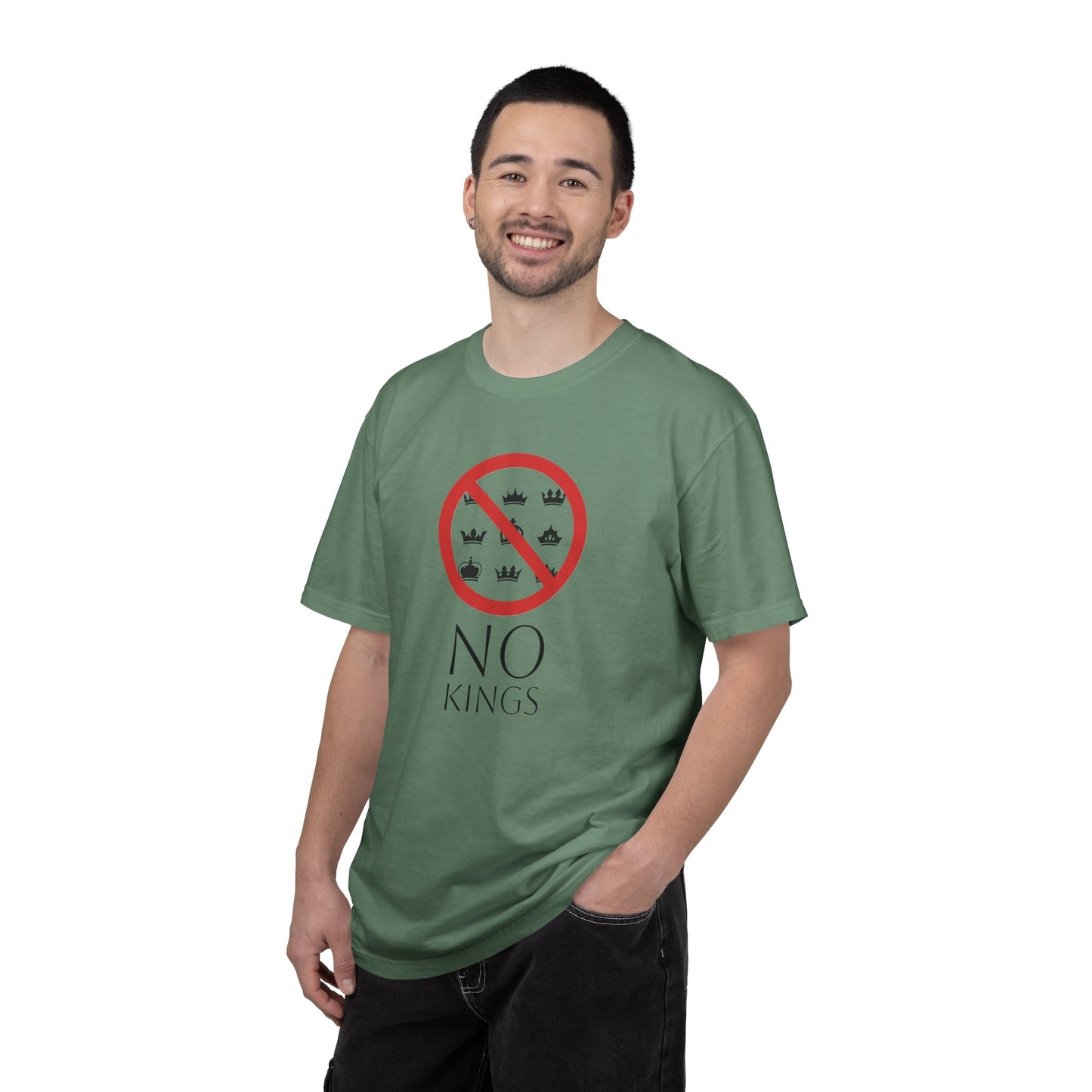 No Kings T-Shirt | Anti-Tyranny Democracy Tee | Political Protest Gift | Unisex