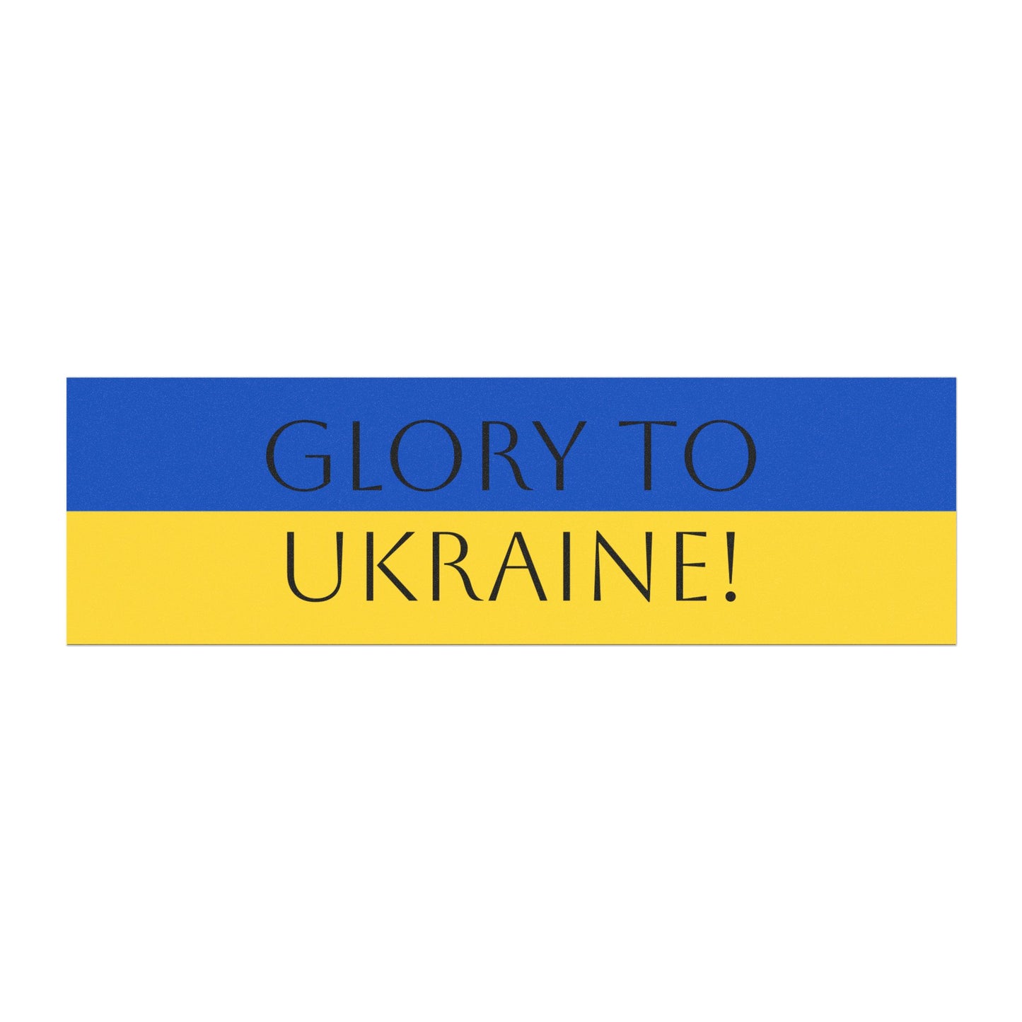 Glory to Ukraine! - Original Car Magnet by TokyoBill