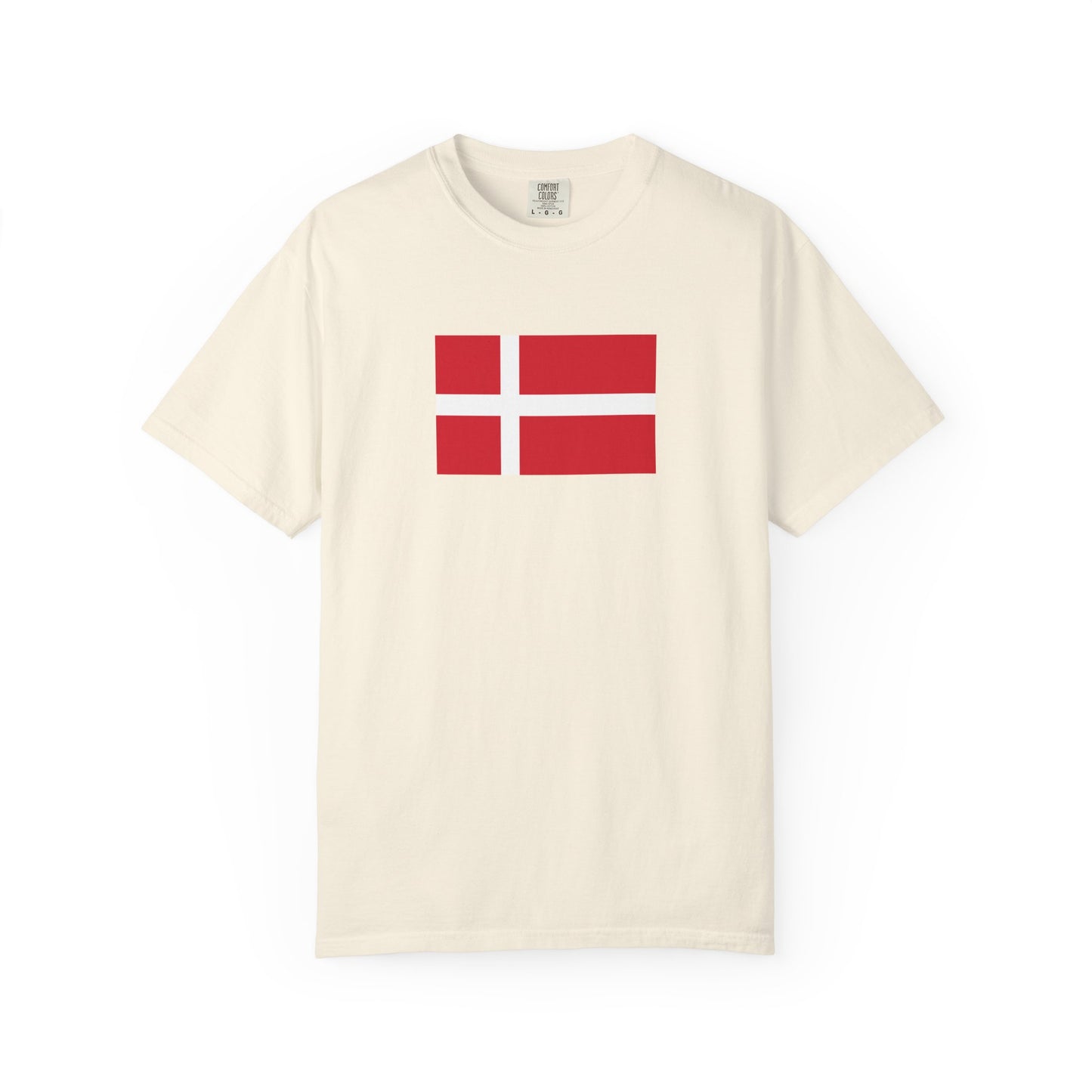 Denmark's Flag, Unisex Garment-Dyed T-shirt, Freedom Tee by TokyoBill