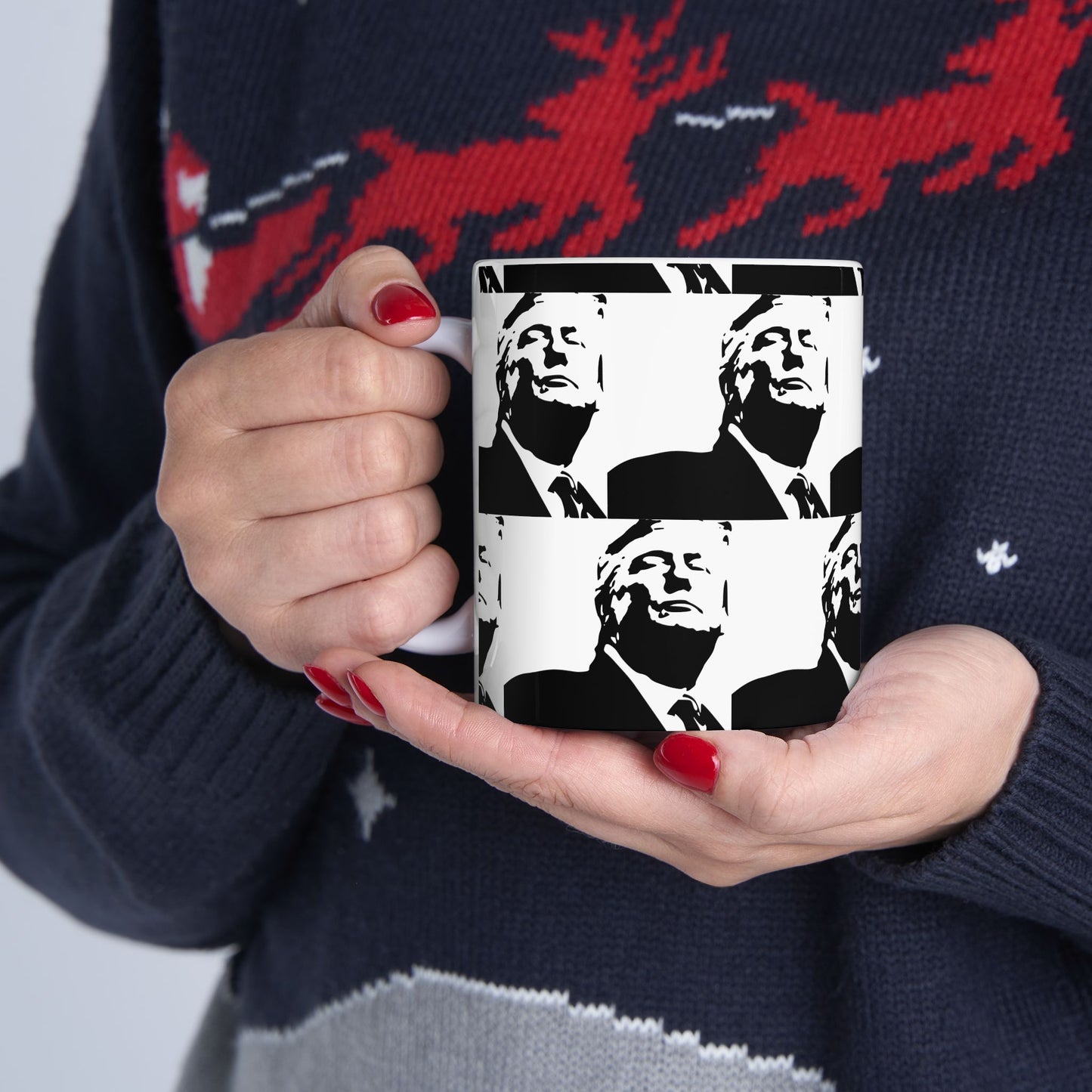 Donald Trump Multi-Portrait Coffee Mug
