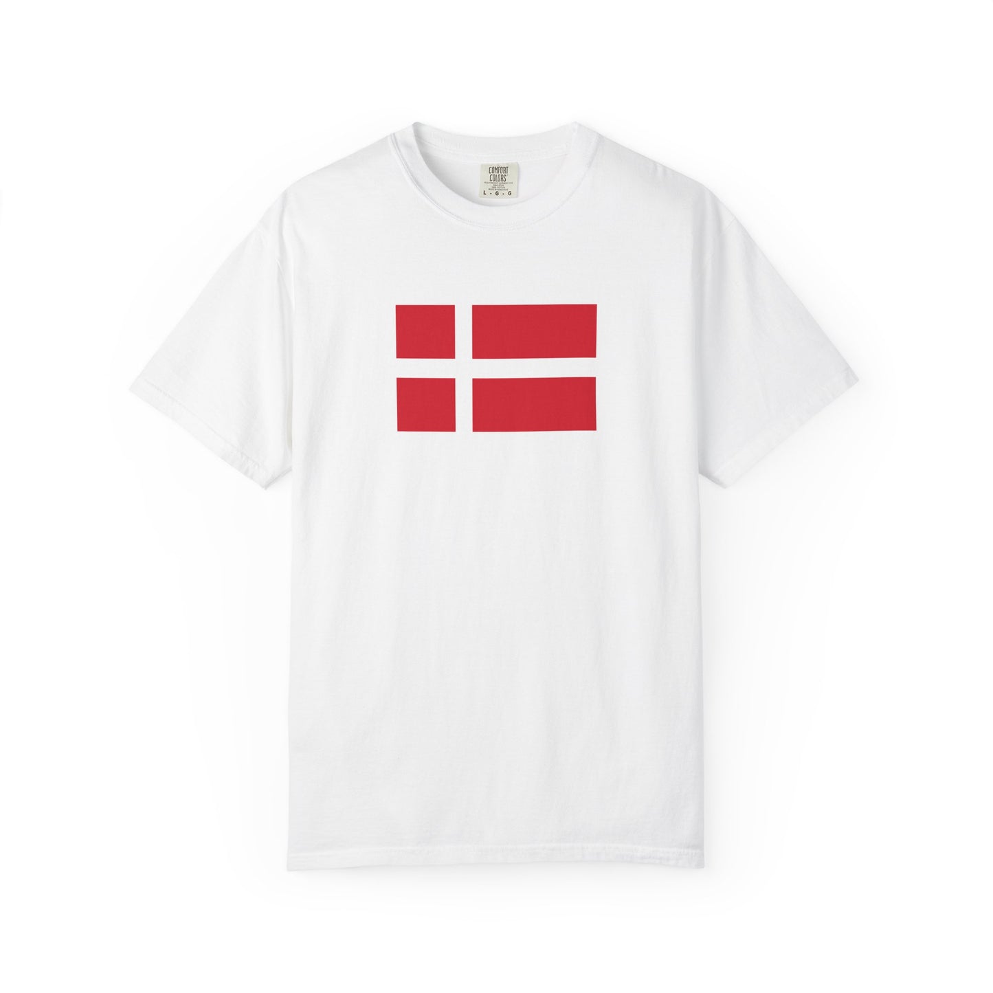 Denmark's Flag, Unisex Garment-Dyed T-shirt, Freedom Tee by TokyoBill