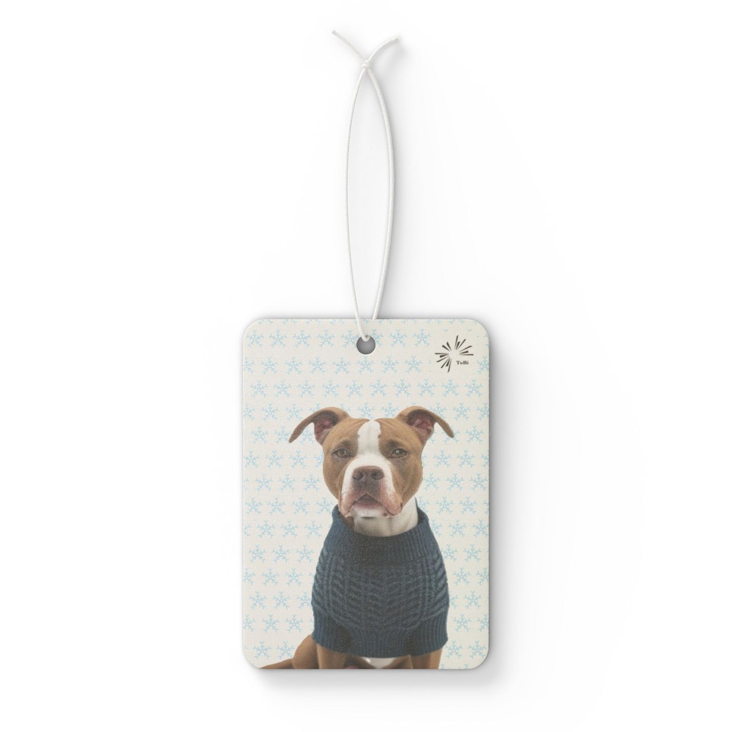 Sweater Dog Car Air Freshener, Cute Pit Bull Car Fragrance, by TokyoBill