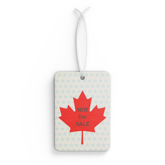 Canada is Not a country for sale -- Original car air freshener by TokyoBill