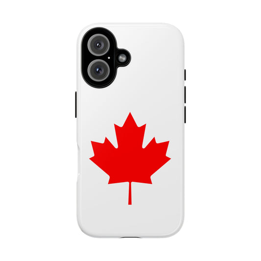 Canadian Maple Leaf iPhone Case (Tough Case model series 16) by TokyoBill